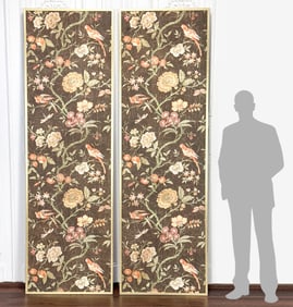 Pair Greeff Style Wallpaper Panels