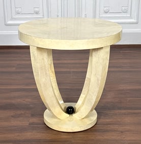 Italian Parchment Side Table