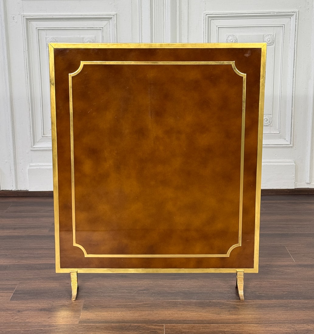 Maison Jansen, Guy Lefevre Brass Fire Screen (1 of 5)