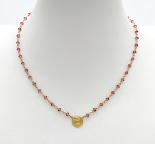 Temple St. Clair 18k Yellow Gold Angels Necklace