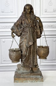 Egyptian Water Carrier Cast Metal Figure