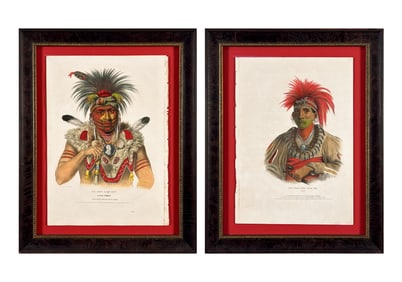 Two McKenney & Hall Lithographs