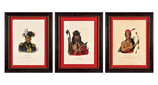Three McKenney & Hall Greenough Lithographs