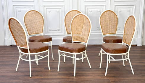 Six Milo Baughman Style Side Chairs (1 of 9)