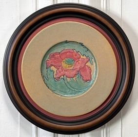 Rookwood Pottery Poppy Charger