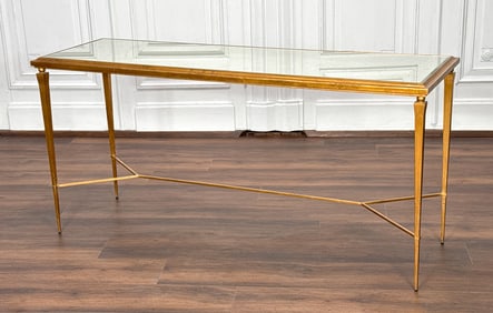 French Gilt Metal Console Table