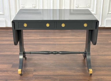 Baker Regency Grey Painted Table