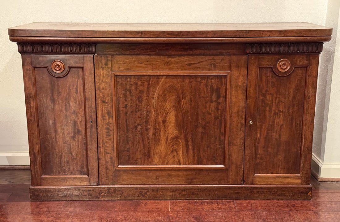 William IV Mahogany Console Cabinet (1 of 4)