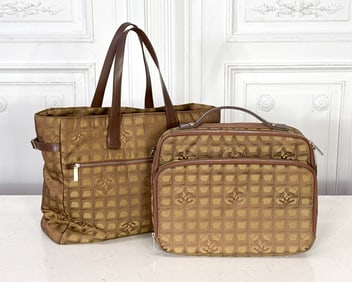 Two Chanel Travel Ligne Bags