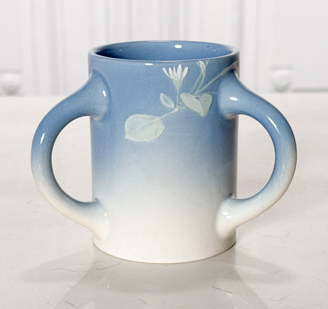 John Wareham Rookwood Pottery Tyg Loving Cup (1 of 8)