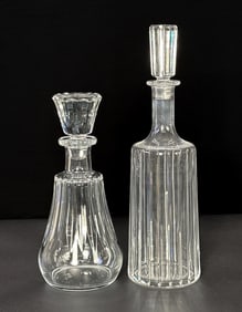 Two Baccarat Crystal Decanters