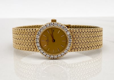 Baume & Mercier Diamond & 18k Gold Ladies Watch