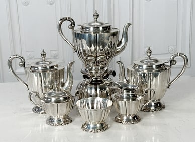 Large Mexican Sterling Silver Tea Service