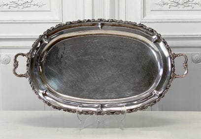Large Mexican Sterling Silver Tray