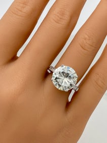 GIA 7.36ct Diamond Ring