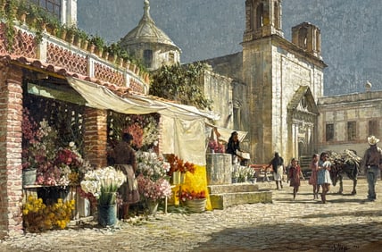 Clark Hulings, American, New Mexico, 1922-2011