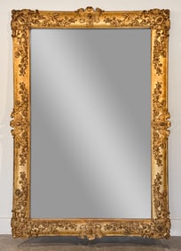 Large Renaissance Revival Giltwood Mirror