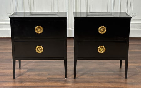 Pair Continental  Night Stands