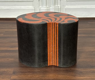 Art Deco Style Scagliola Marble Table