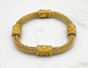 Gikas 18k Yellow Gold Bracelet