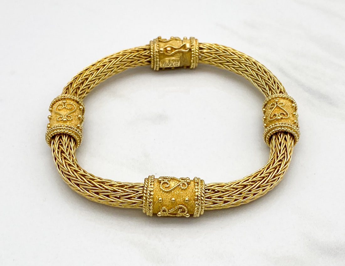 Gikas 18k Yellow Gold Bracelet (1 of 4)