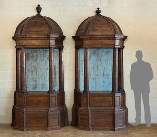 Two Baroque Architectural Sculpture Niches