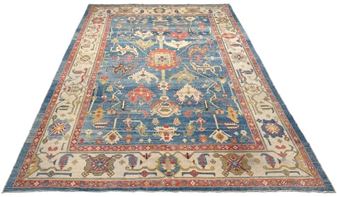 Large Turkish Oushak Rug 16'7 X 12'7