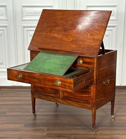 Fine George III Mahogany Architect Desk
