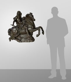 Marinelli Louis XIV Equestrian Bronze