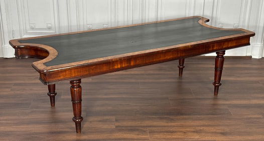 Large William IV Mahogany Library Table