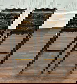 Pair Antique French Chinoiserie Stands