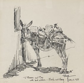 Clark Hulings, American, New Mexico, 1922-2011