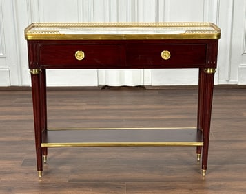 Directoire Style Mahogany Console