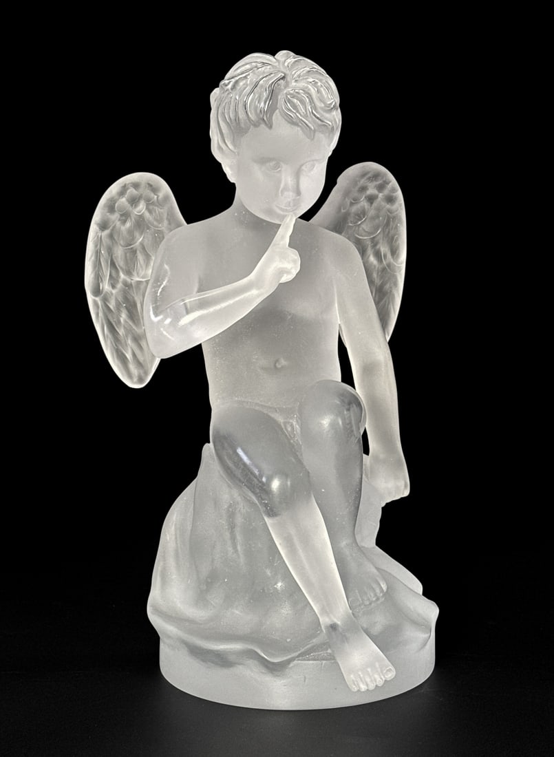 Rare Daum Nancy Pate De Verre Glass Cupidon (1 of 7)