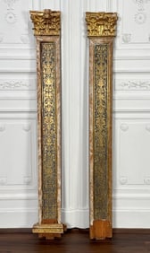 Pair Antique Italian Architectural Pilasters