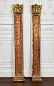 Pair Antique Italian Architectural Pilasters