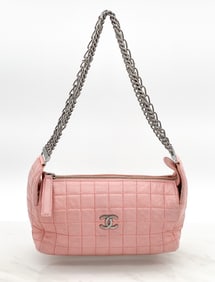 Rare Chanel Pink Chocolate Bar Bag