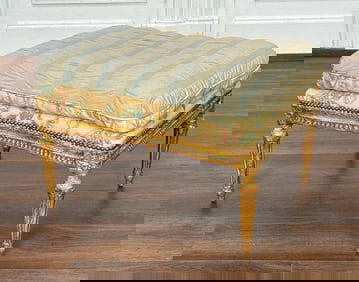 Louis XVI Style Giltwood Bench