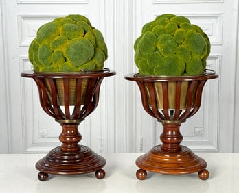 Two Regency Style Mahogany Jardinieres