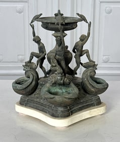 Grand Tour Bronze Tabletop Fountain
