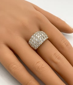 Diamond And 18k Gold Ring
