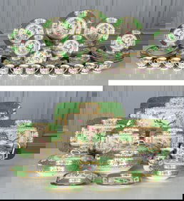 Minton Cockatrice Green Porcelain Dinner Service