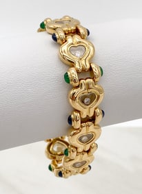 Chopard Happy Hearts Diamond & 18k Gold Bracelet