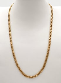 14k Yellow Gold Chain Necklace
