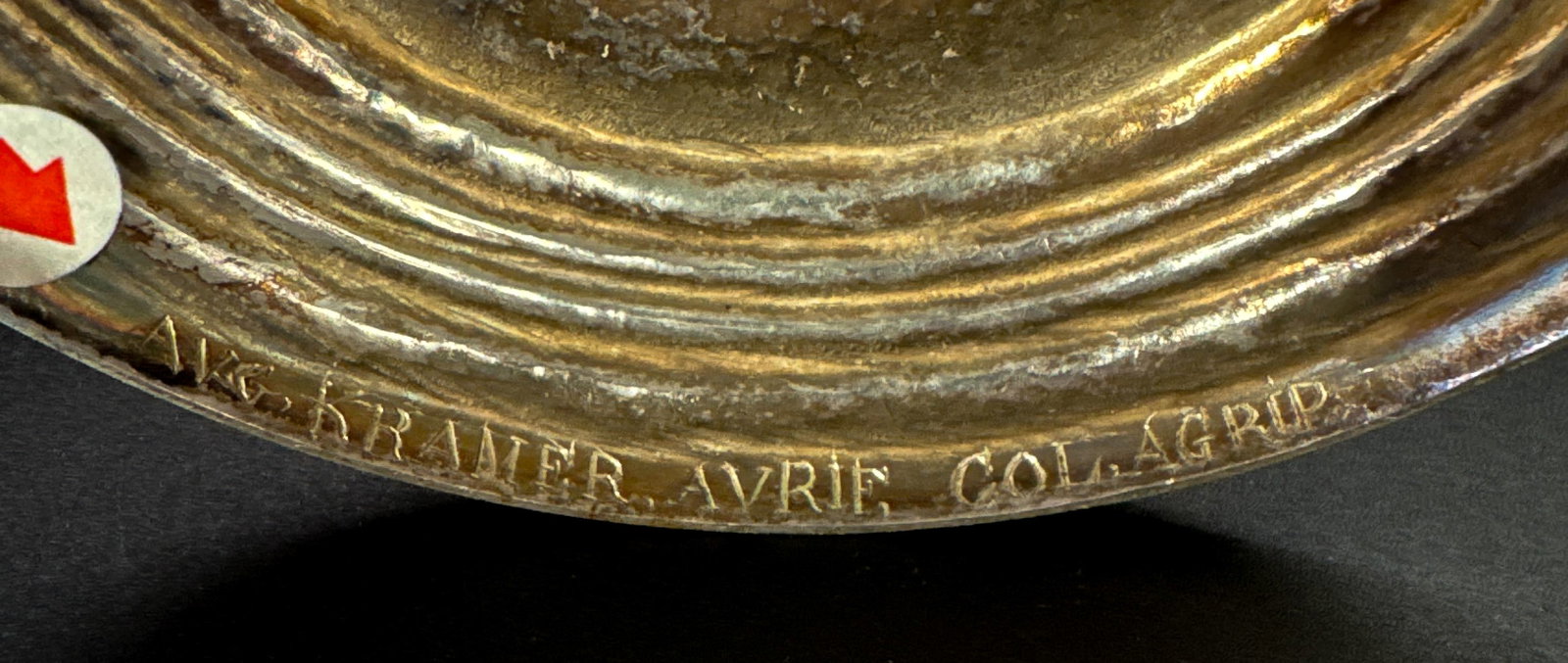 Pair Austrian .800 Silver Presentation Goblets - 11