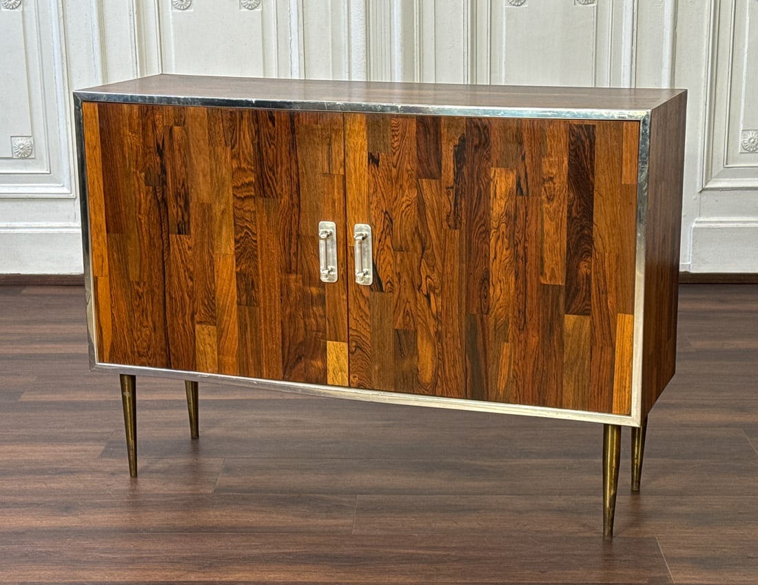 Mid-Century Modern Exotic Wood Credenza (1 of 5)
