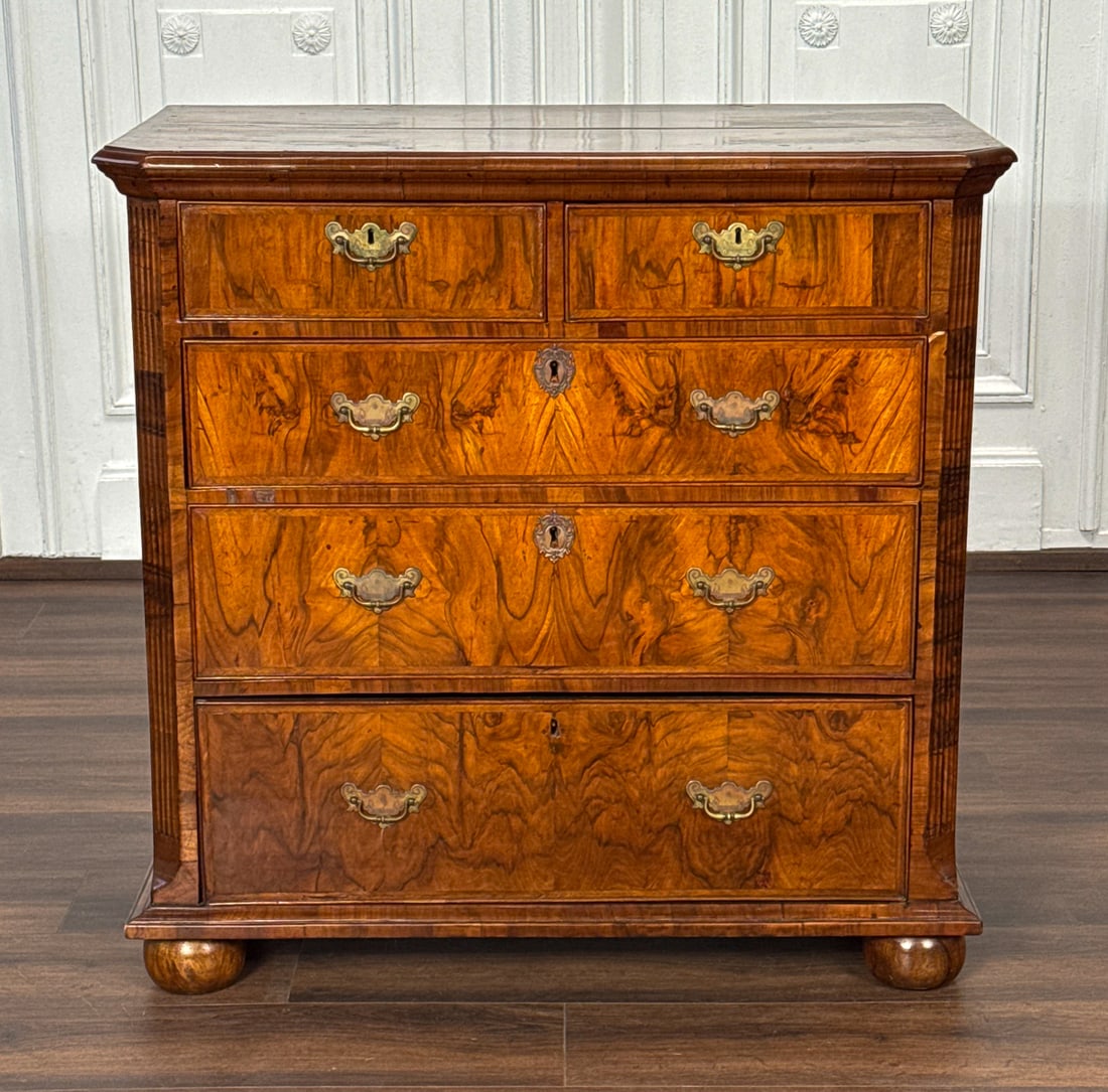 William & Mary Style Chest Of Drawers (1 of 6)