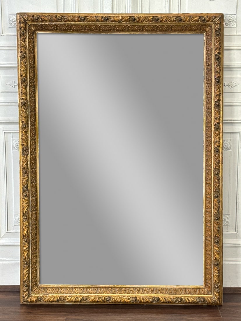 Large Antique Giltwood Mirror (1 of 5)