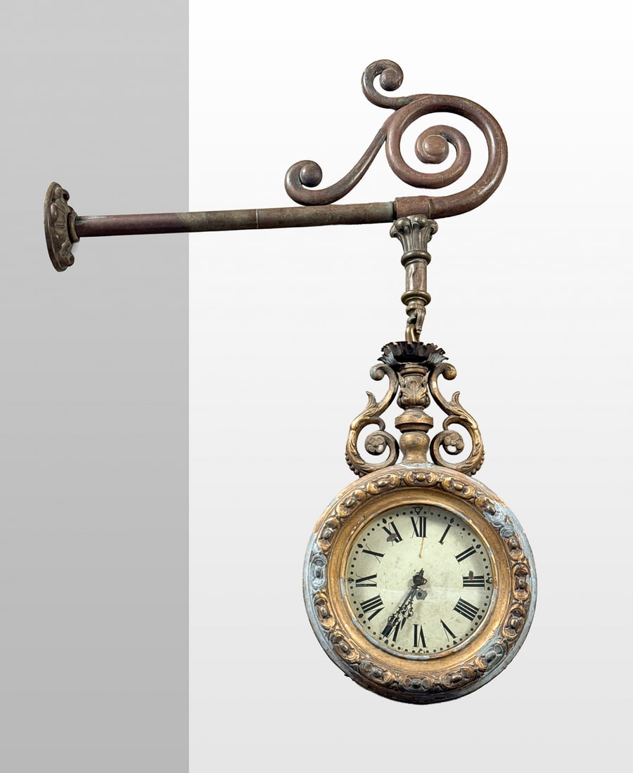 Large Antique Railway Station Clock (1 of 7)