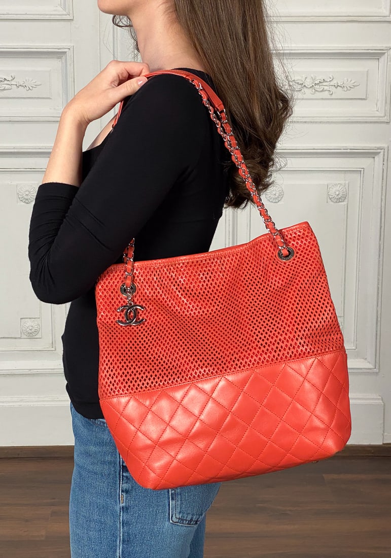Chanel Perforated Up In The Air North South Bag (1 of 13)